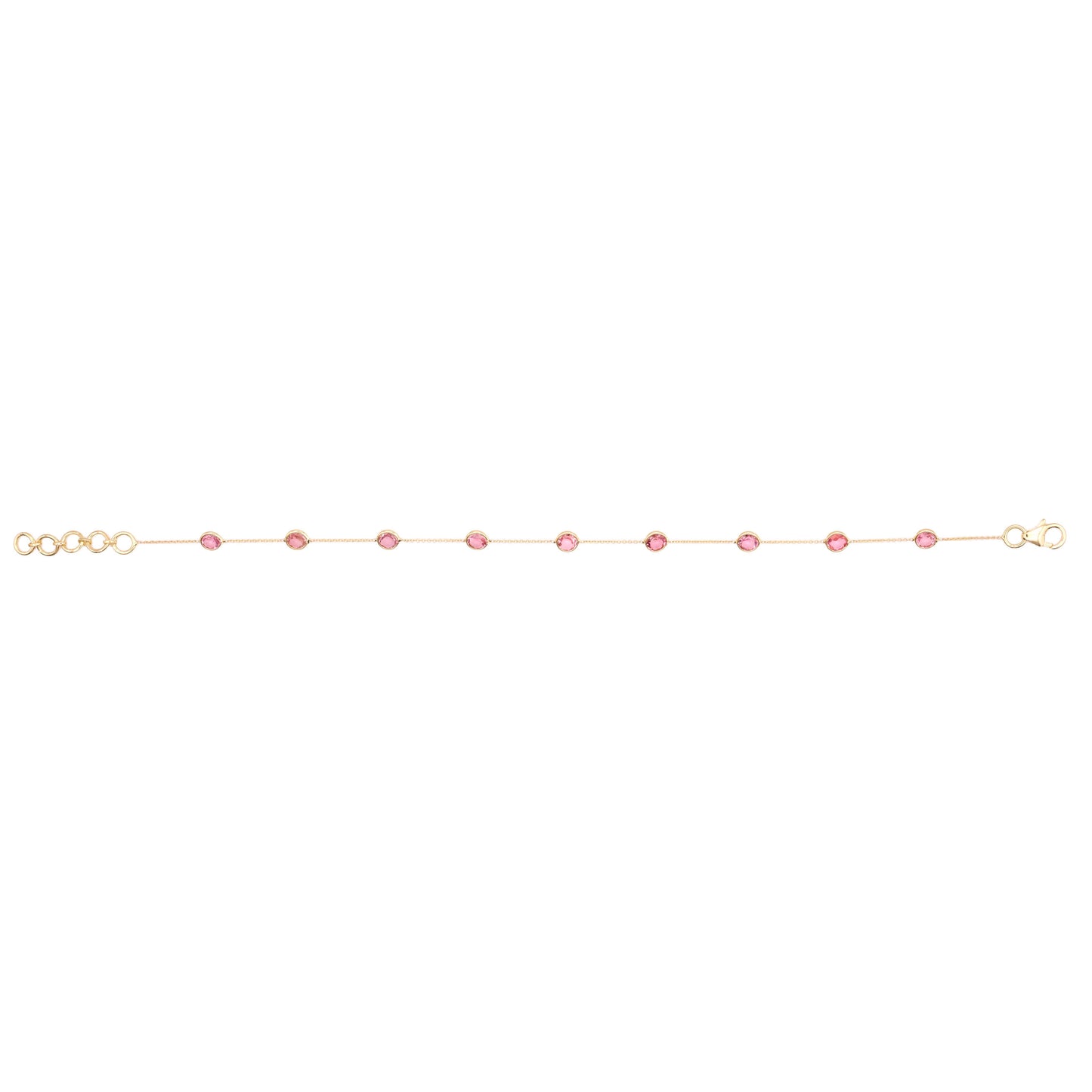 Pink Tourmaline Bracelet