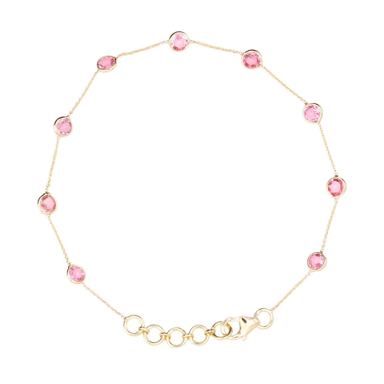 Pink Tourmaline Bracelet
