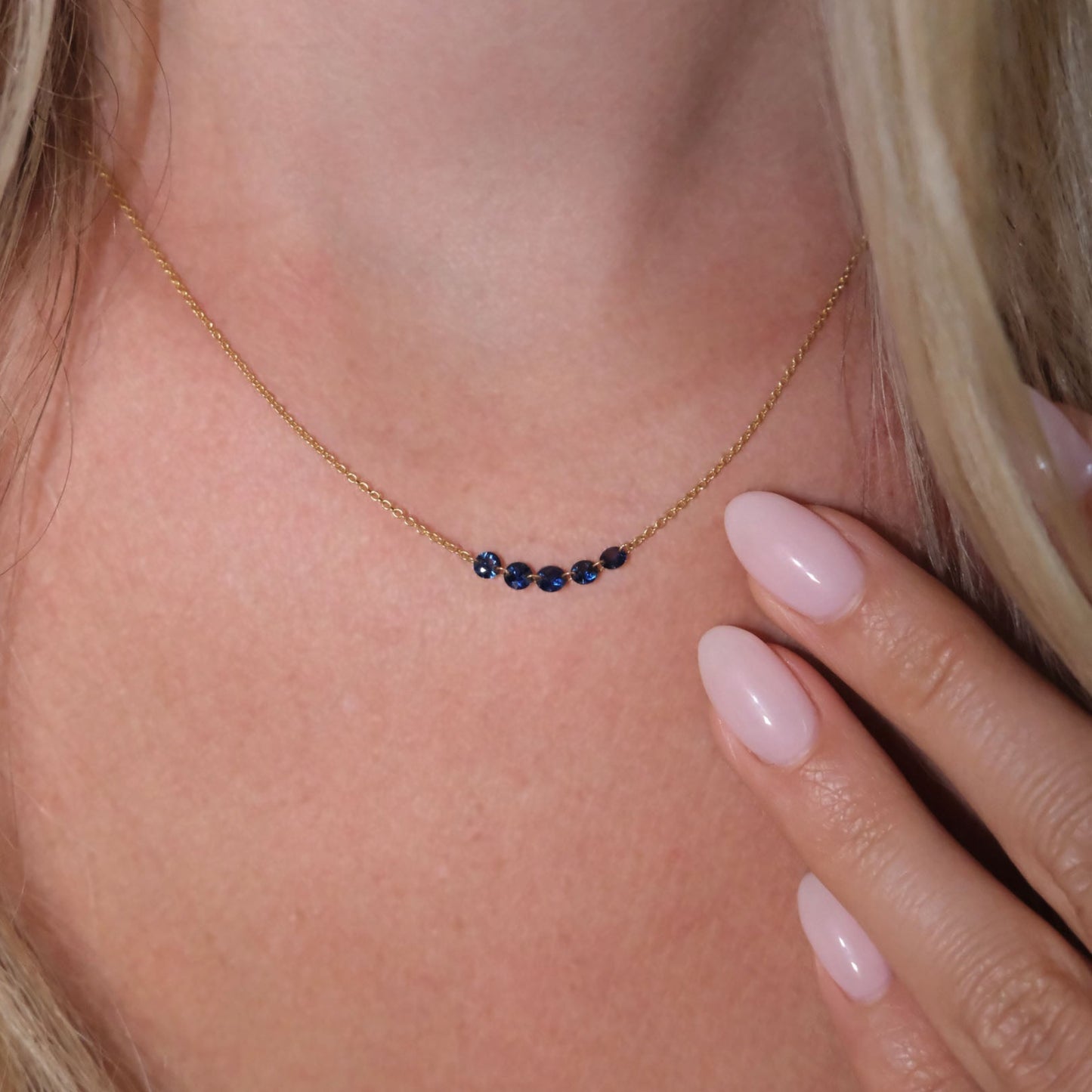 Floating Stone Necklace