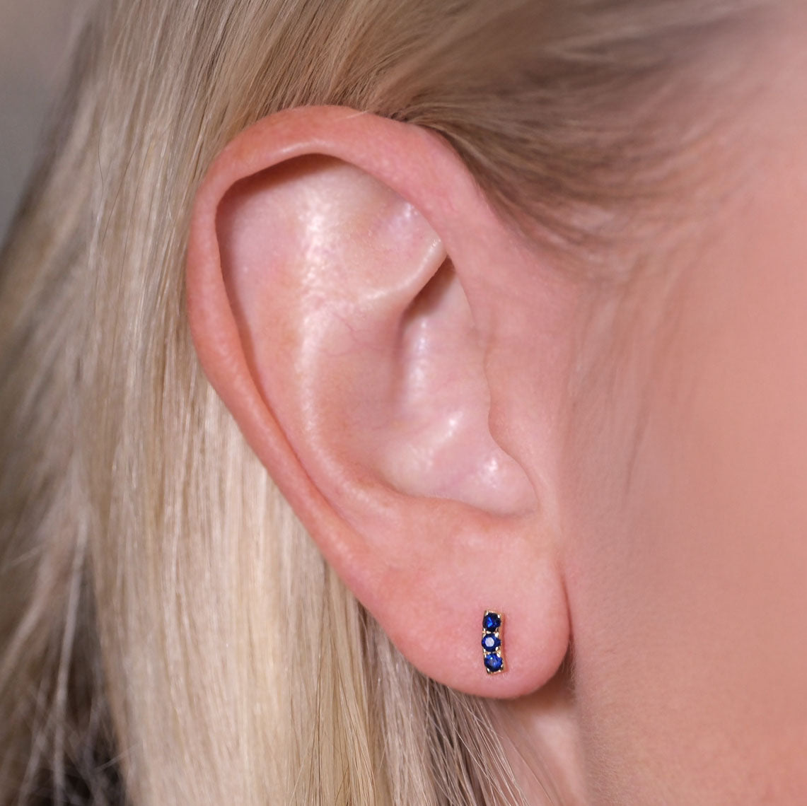 Triple Threat Stud Earrings