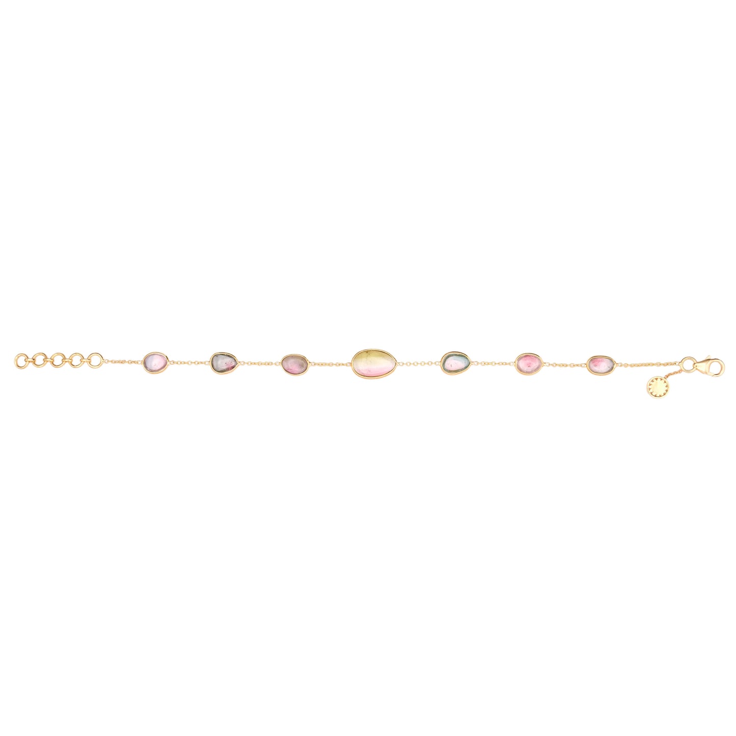 Watermelon Tourmaline Bracelet