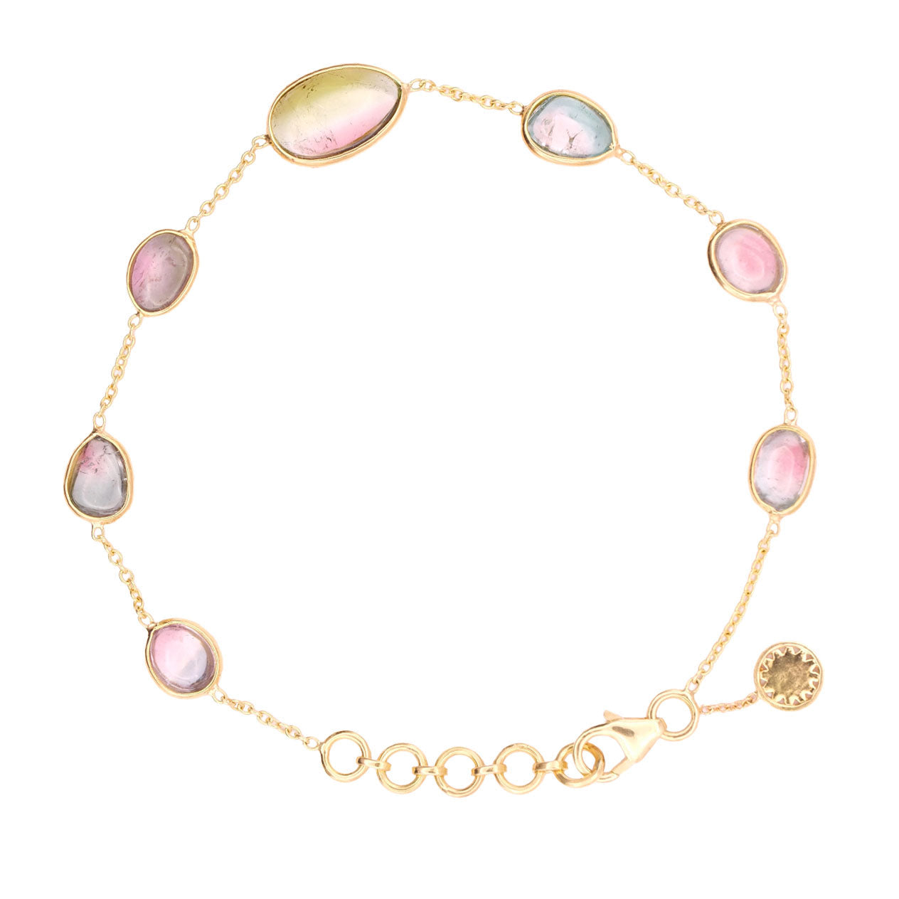 Watermelon Tourmaline Bracelet