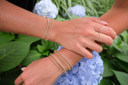 Diamond Paperclip Tennis Bracelet