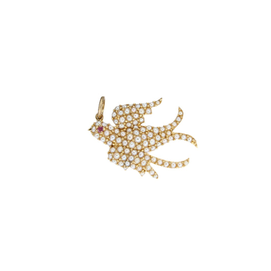 Dove in Pearls Pendant