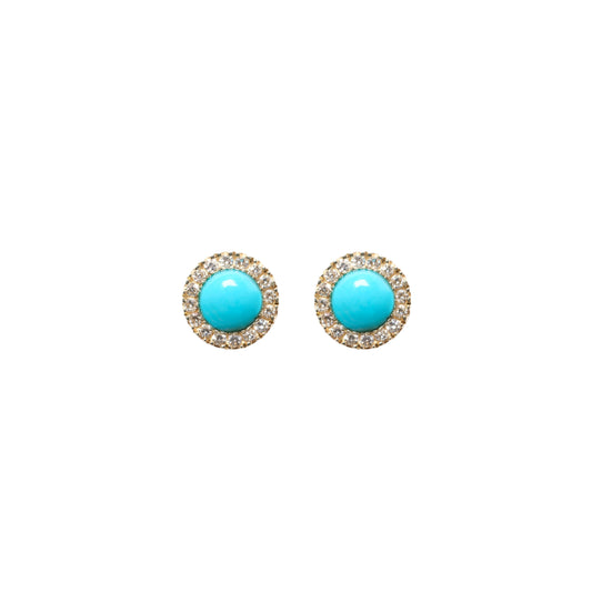 Turquoise Stud Earrings