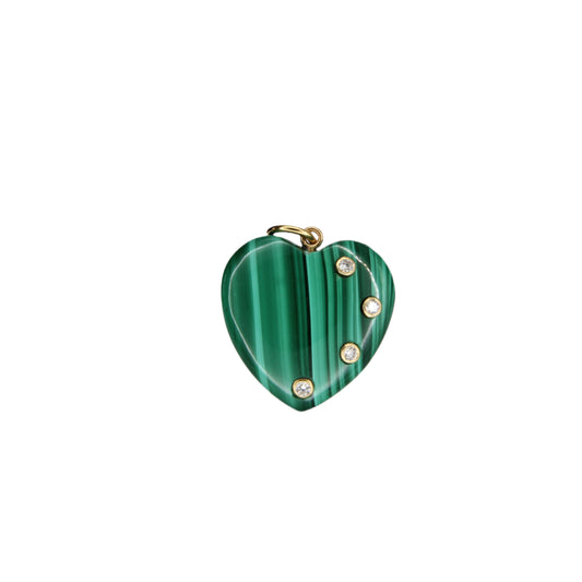Malachite Heart Pendant