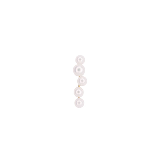 Mounted Pearl Drop Earrings