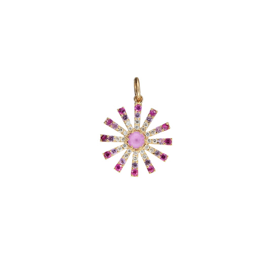 Radiant Pink Star Pendant