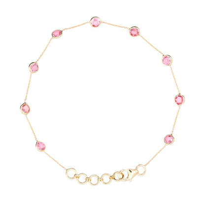 Pink Tourmaline Bracelet
