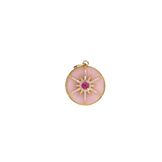 Pink Opal Star Pendant