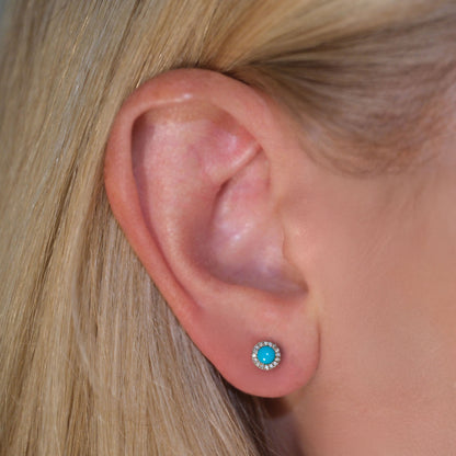 Turquoise Stud Earrings