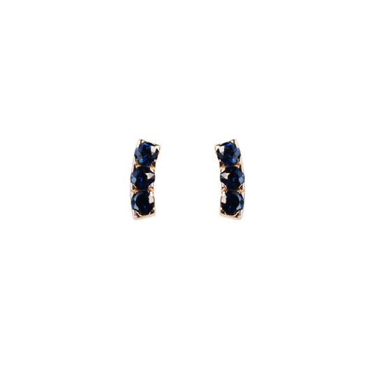 Triple Threat Stud Earrings