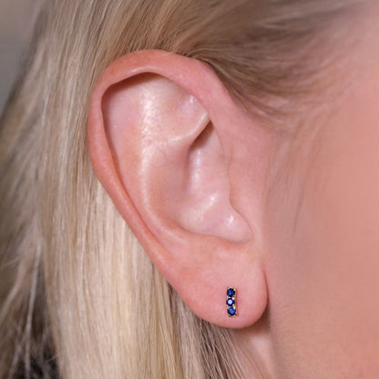 Triple Threat Stud Earrings